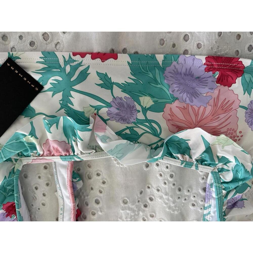EPHEMERA ARCADIA FLOUNCE BRA Bikini Top $178 NWT 42 8 Medium Tuckernuck - Picture 2 of 8